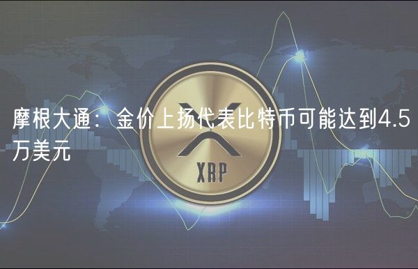 摩根大通：金价上扬代表比特币可能达