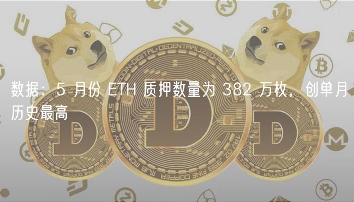数据：5 月份 TH 质押数量为 382 万