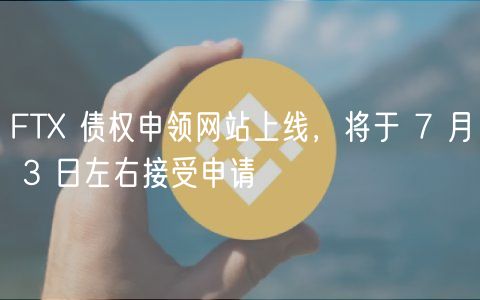 FT 债权申领网站上线，将于 7 月 3 