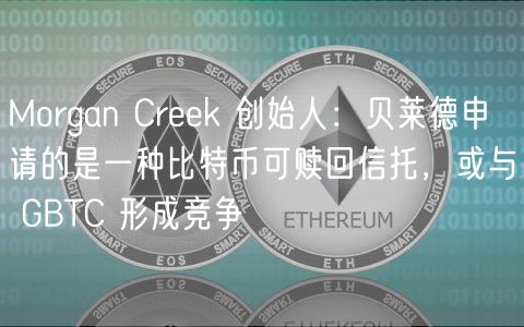 Morgan Crk 创始人：贝莱德申请的是