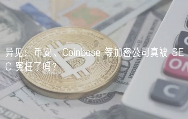 异见：币安、Coinbas 等加密公司真被
